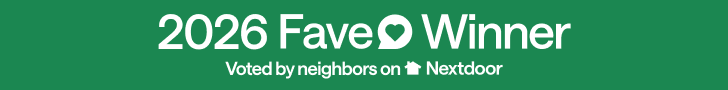 2026 Nextdoor Fave Winner — voted by neighbors on Nextdoor